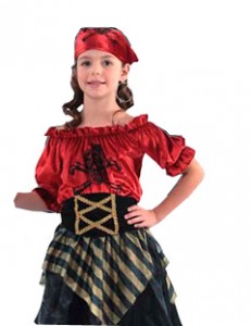 Disfraces : Disfraz Pirata rojo