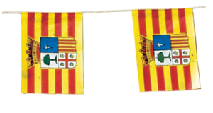 Banderas de fiesta de Aragón