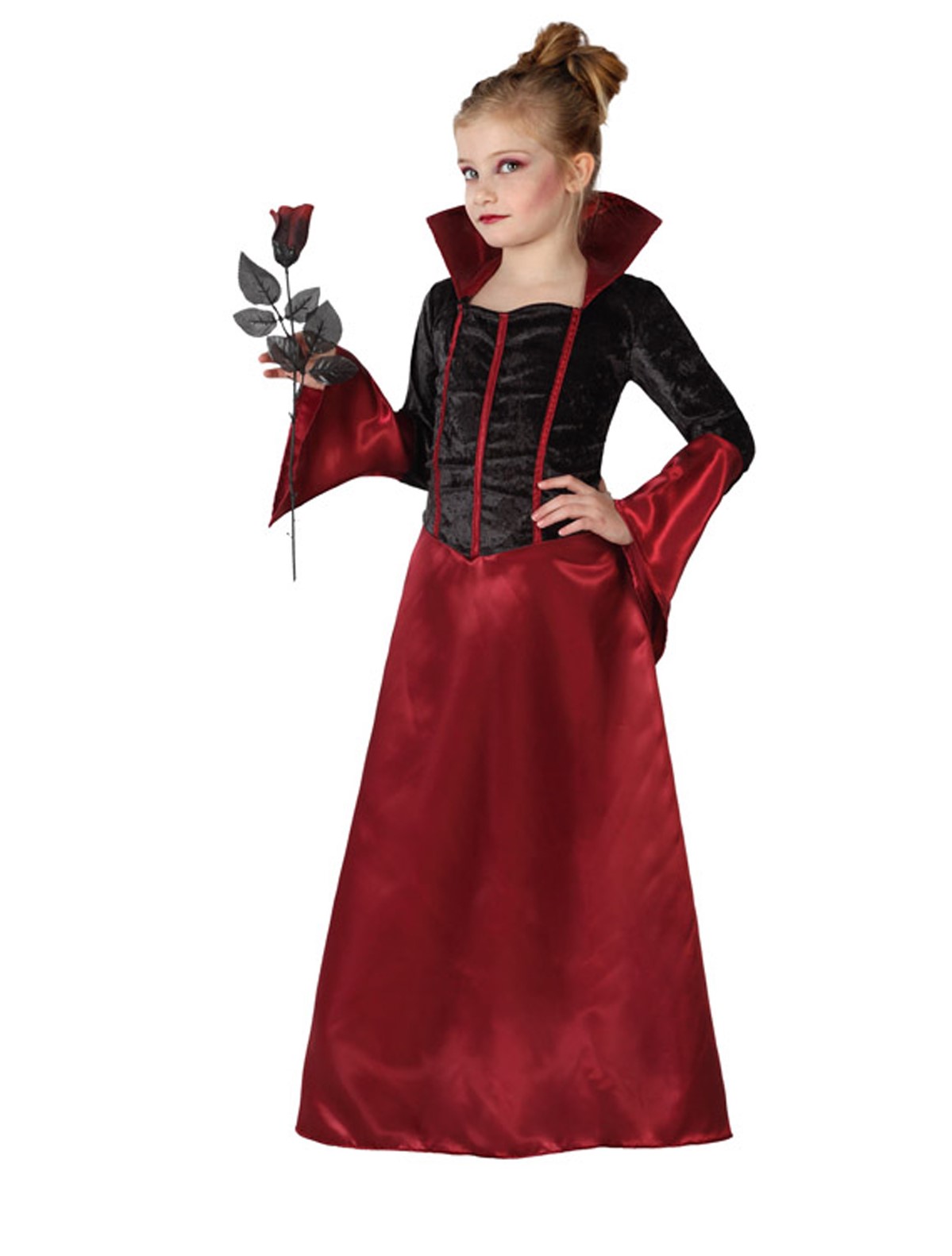 Disfraz de Vampiresa Elegante para niñas en Halloween