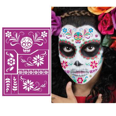 Plantilla Maquillaje Catrina