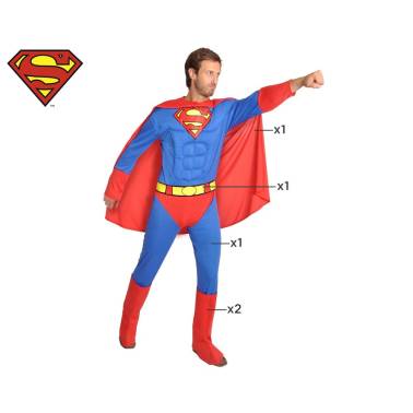 Disfraz Superman DC adulto