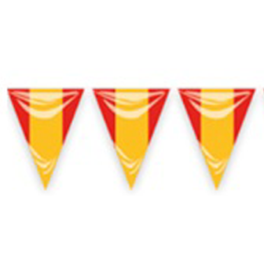 Bandera Triangular España plástico 25 mts.
