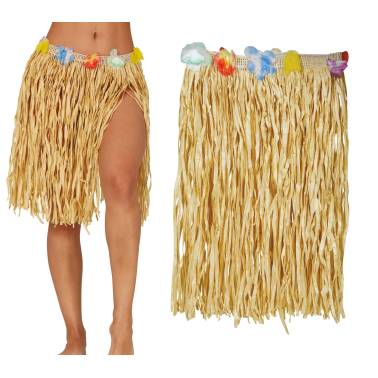 Falda Hawaiana Corta Paja