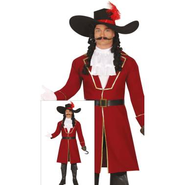 Disfraz Pirata Corsario Rojo Adulto