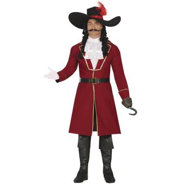 Disfraz Pirata Corsario Rojo Adulto