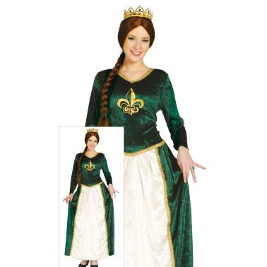Disfraz Princesa del Reino Verde Adulta