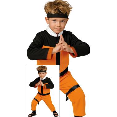 Disfraz Ninja Naranja Infantil