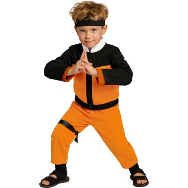 Disfraz Ninja Naranja Infantil