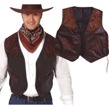 Chaleco para Vaquero Adulto