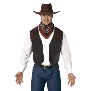 Chaleco para Vaquero Adulto