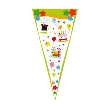 BOLSA TRIANGULAR 20X40 TARTA DE CUMPLEAÑOS