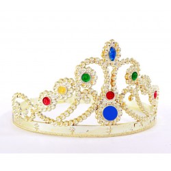 TIARA PLASTICO METALIZADA