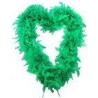 BOA DE PLUMAS CHARLESTONE VERDE