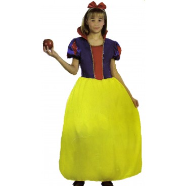 DISFRAZ BLANCANIEVES LENTEJUELAS INFANTIL