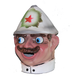 Cabezudo para niño Guardia