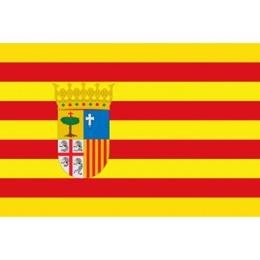 BANDERA ARAGÓN TELA 200X134CM 