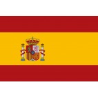 BANDERA ESPAÑA TELA CON ESCUDO 200X134 CM 