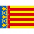 BANDERA COMUNIDAD VALENCIANA TELA 200X134CM