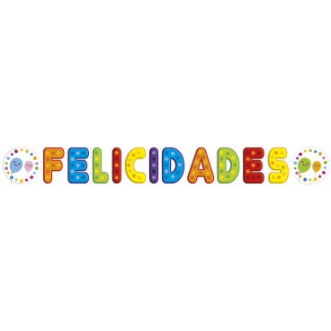 GUIRNALDA PLEGABLE "FELICIDADES"