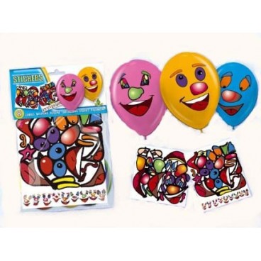 BOLSA 10 GLOBOS CON STICKERS