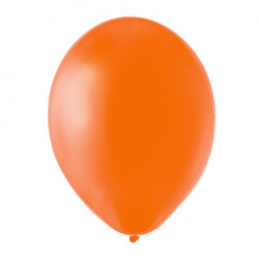 Globos Normales Naranjas 100 Unidades