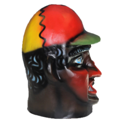 Cabezudo para niño Jockey