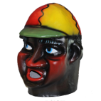 Cabezudo para niño Jockey