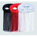 Antifaz A-9 Raso con Flecos Colores