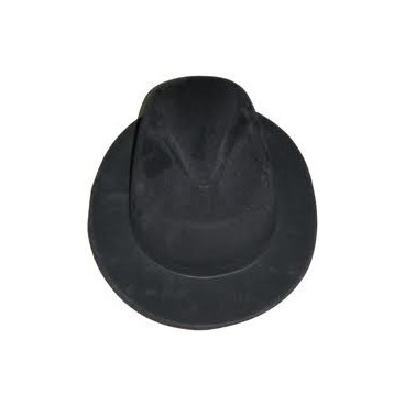 Sombrero de Ganster Negro de Plástico