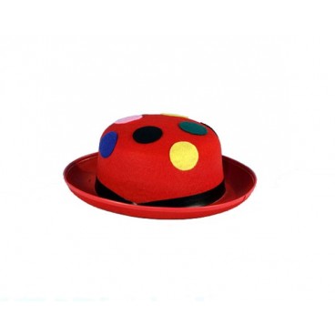 Sombrero Hongo Rojo con Lunares