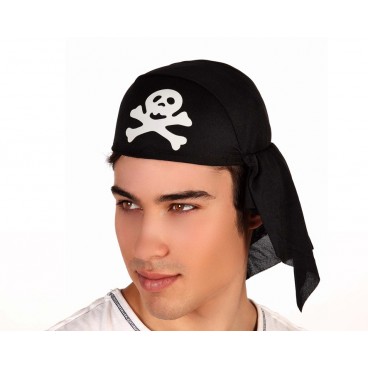Pañuelo Pirata Calaveras, Tienda de Disfraces Online