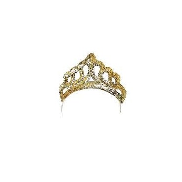 Tiara Lentejuelas Oro