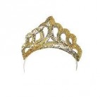 Tiara Lentejuelas Oro