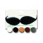 Bigote Mostacho Adhesivo Blanco