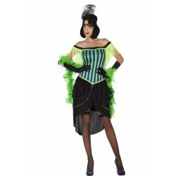 Disfraz Cabaret Sexy Verde