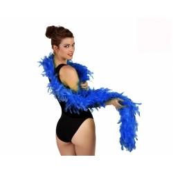 Boa de Plumas Charlestone Azul