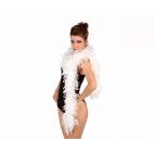 Boa de Plumas Charlestone Blanca