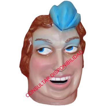 Cabezudo para niño Azafata