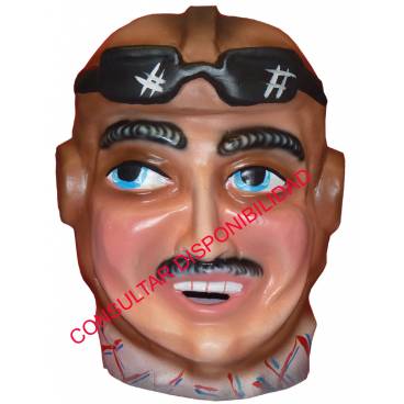 Cabezudo para niño Aviador