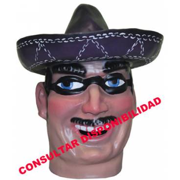 Cabezudo Infantil Enmascarado Cabezudo Infantil Enmascarado