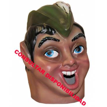Cabezudo para niño Peter Pan