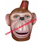 Cabezudo para niños Mono