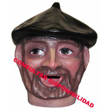 Cabezudo Infantil Aldeano Joven