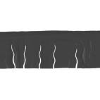 Fleco Negro Papel, 50 mts.