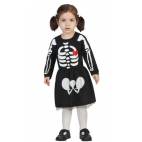 Disfraz Bebe Esqueleto Chica