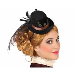 Diadema Sombrero Steampunk