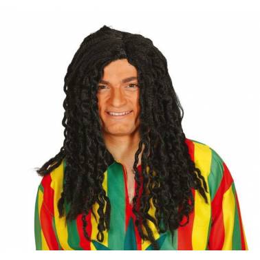 Peluca Rastas Negra