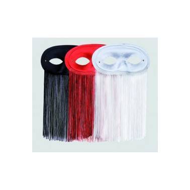 Antifaz A-9 Raso con Flecos Colores
