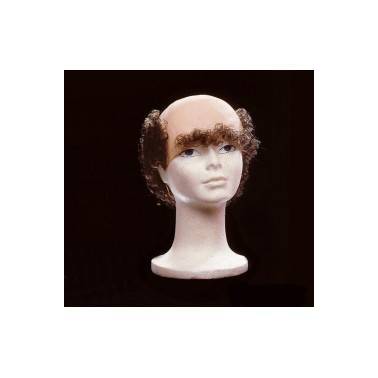 Calva Pelo Rizos Negro