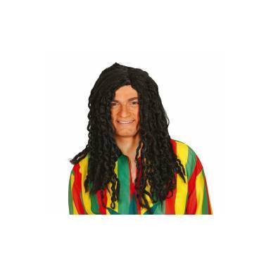 Peluca Rastas Negra